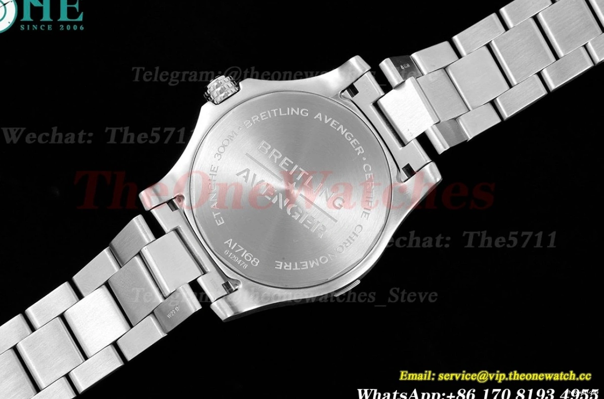 SS TF Avenger SS A2824 Black 43mm Stk 0121